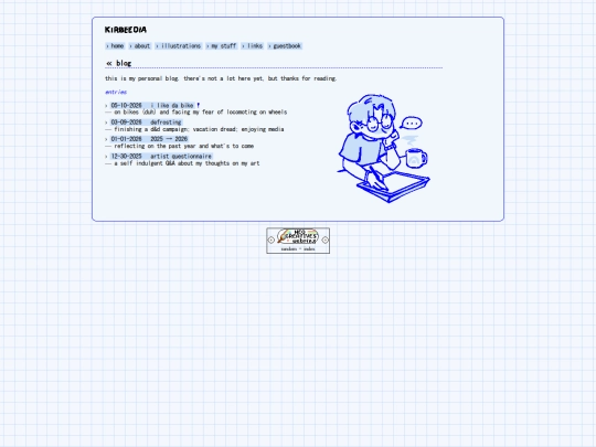blog screenshot