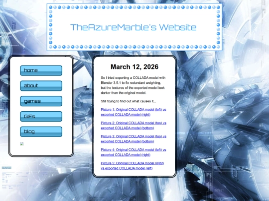 blog screenshot