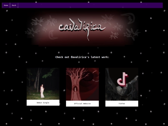 musicians/cavalirica screenshot
