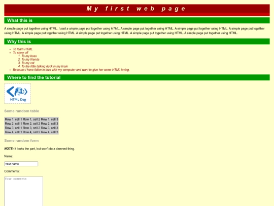 html_lesson1_complete screenshot