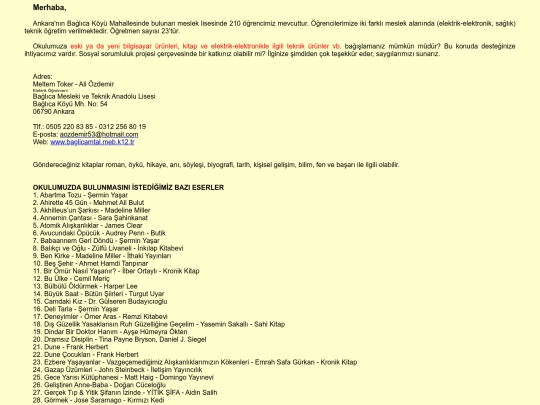 BaglicaBilimveTeknolojiLisesi screenshot