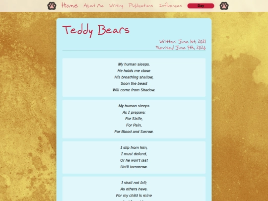 pages/Writing-Portfolio/posts/2021-06-01-Teddy-Bears screenshot