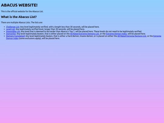 index screenshot