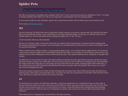 spiders/spiders screenshot