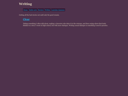 writing/writing screenshot
