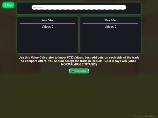 trade screenshot