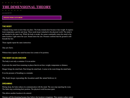 dimensional-theory screenshot