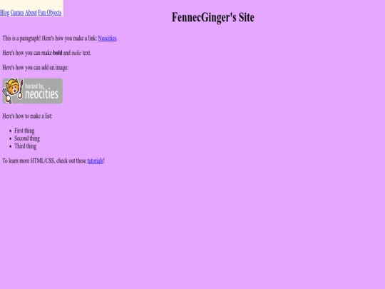 index screenshot