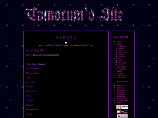 ocs/eidolonsandeudaimonia/nanaya screenshot