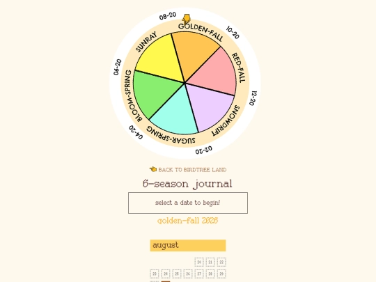 journal/6-season screenshot