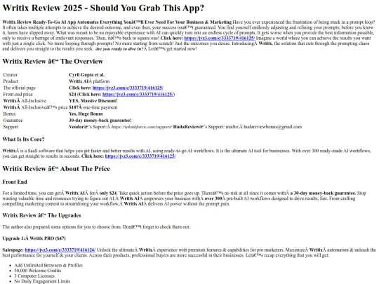 Writix screenshot