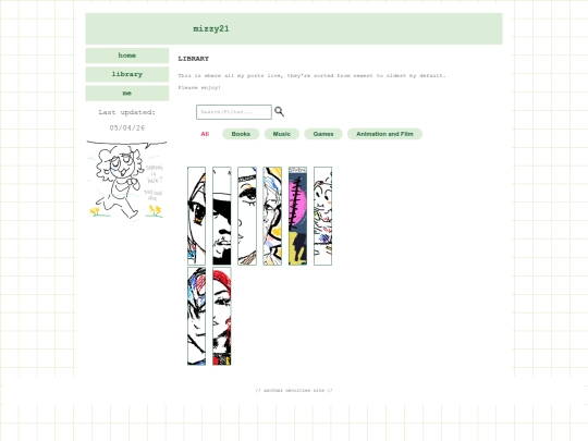 library screenshot