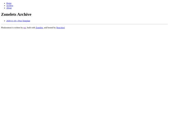 archive screenshot
