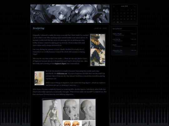 writings/sculpting screenshot