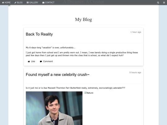 PBlog screenshot