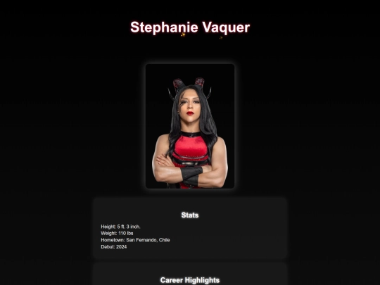 superstars/stephanie_vaquer screenshot