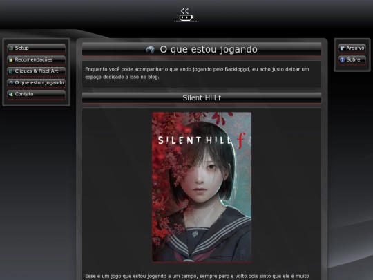 Sidebar/jogando screenshot