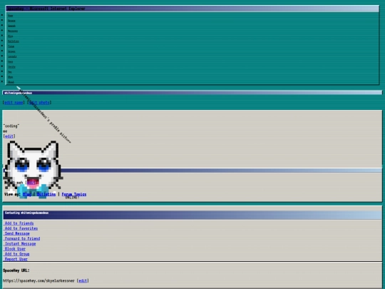 whitewingedasmodeus's Profile _ SpaceHey screenshot