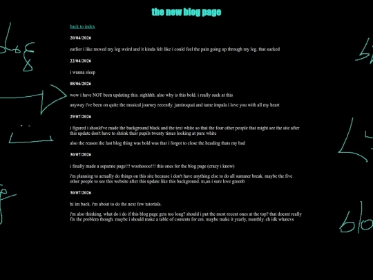 blog screenshot