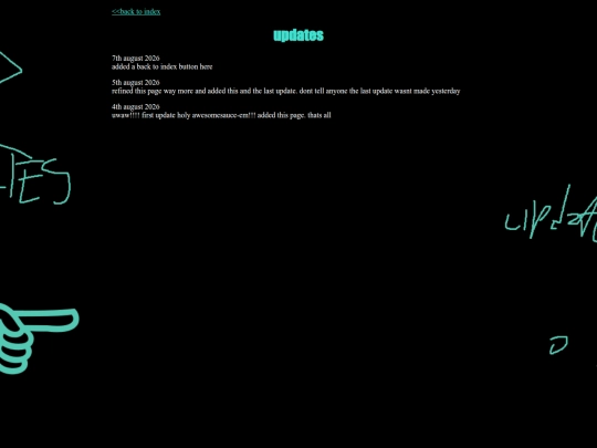 updates screenshot