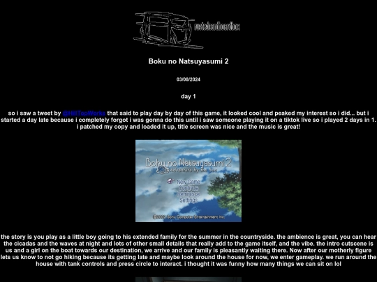games/Boku-no-Natsuyasumi-2 screenshot