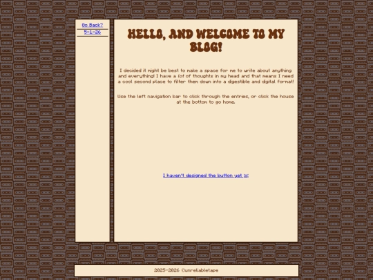 blog/bloghome screenshot