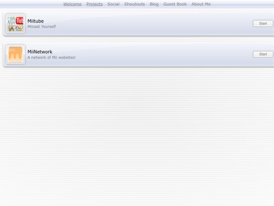 projects screenshot
