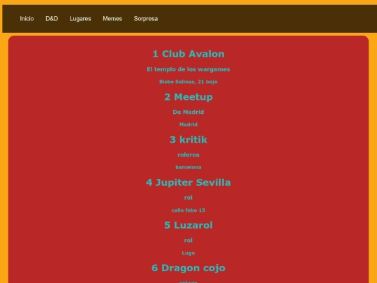 Lugares screenshot
