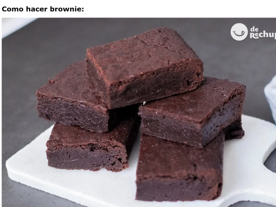 Recetarios/brownie screenshot