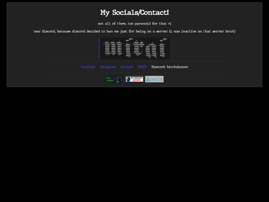 socials screenshot