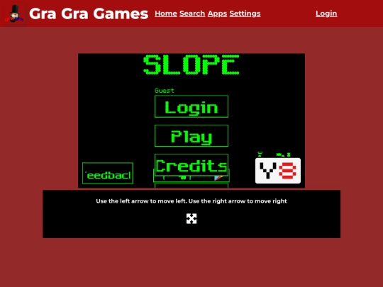 science/games/slope/game screenshot