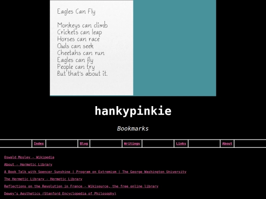 Bookmarks screenshot