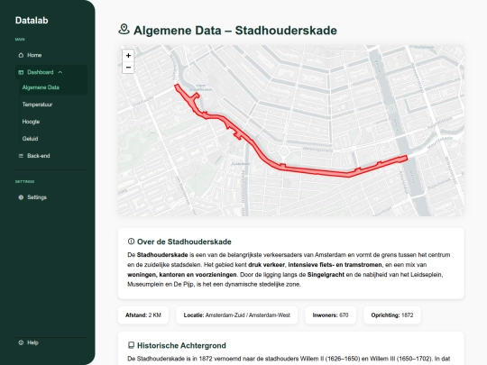 data screenshot