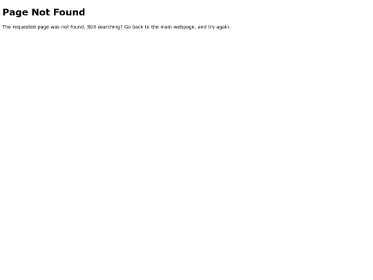 not_found screenshot