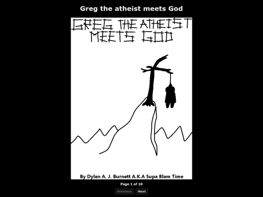 Comic/gregtheatheistmeetsgod screenshot