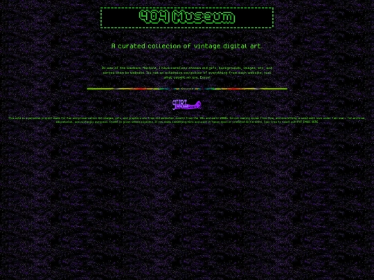 404Museum screenshot