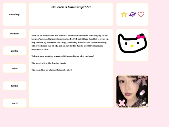 aboutme screenshot