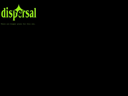 dispersal screenshot