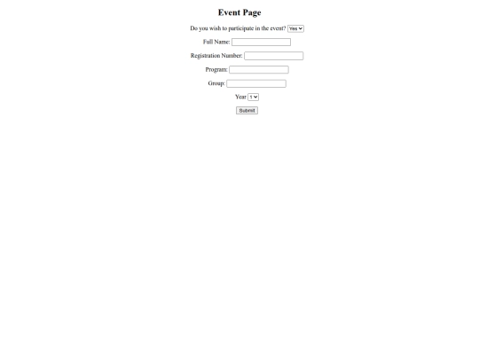 eventpagetest screenshot