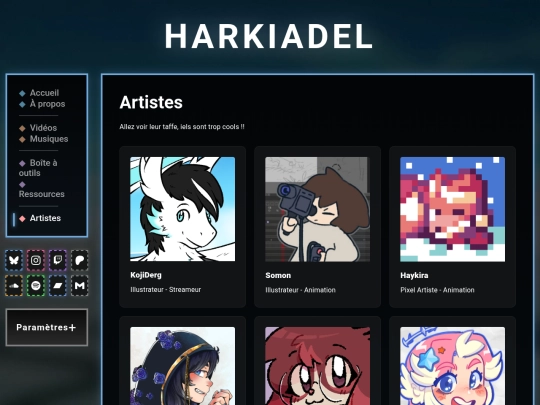 artists screenshot