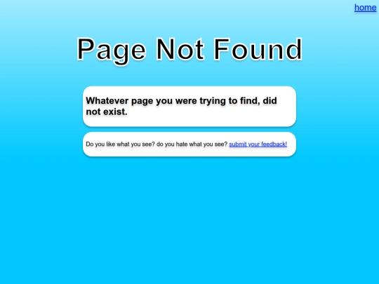 not_found screenshot