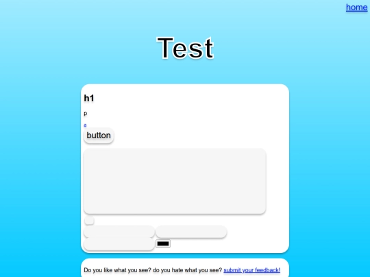 test screenshot