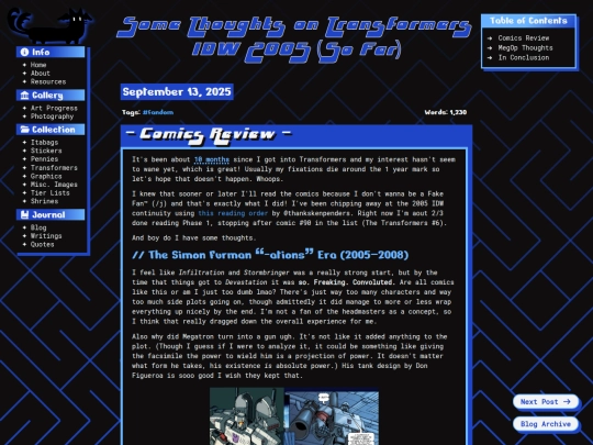 blog/posts/2025-09-13-thoughts-on-idw-so-far screenshot