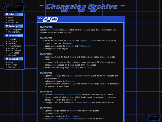 changelog screenshot