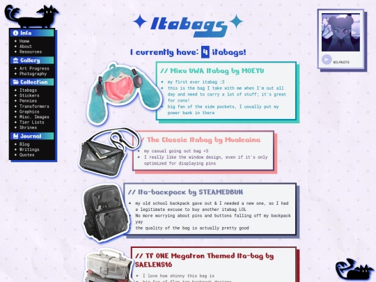 itabags screenshot