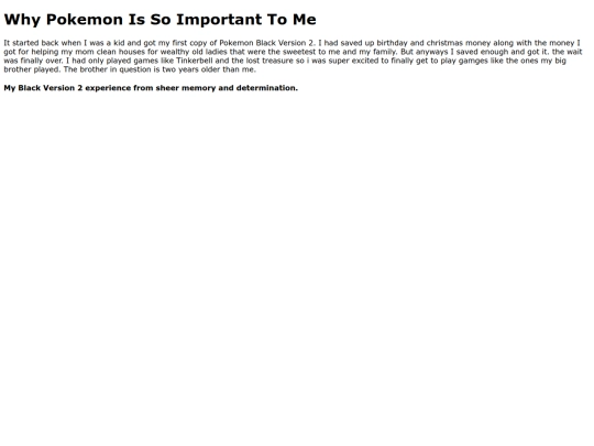 Pokemon screenshot