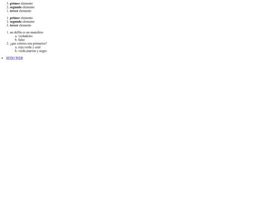 SITIO WEB/listas screenshot