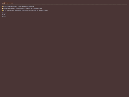collections screenshot