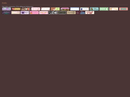 links screenshot