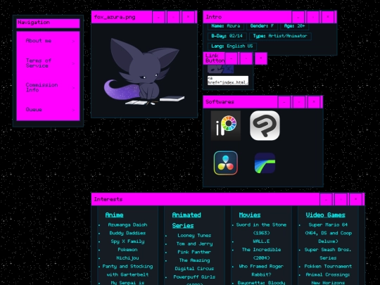 aboutme screenshot